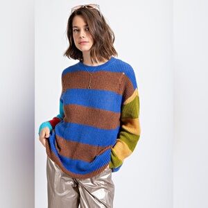 Journey Color Blocked Sweater